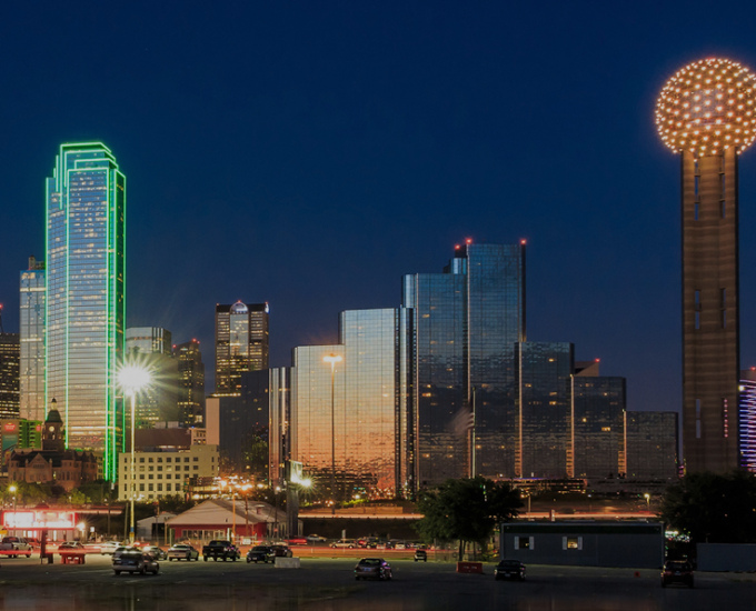 Dallas, TX city scene